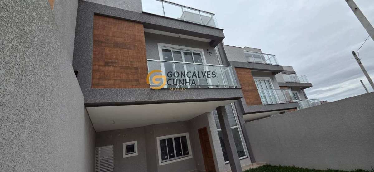 SOBRADOS NOVOS ALTO PADRÃO COM TERRAÇO À VENDA | 3 QUARTOS e 3 VAGAS | CAPÃO RASO | CURITIBA/PR 193m2 - GONÇALVES CUNHA IMÓVEIS